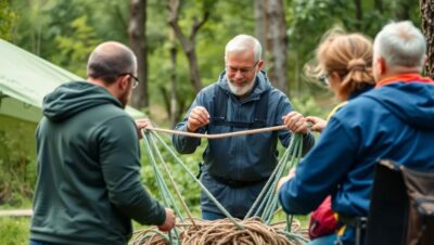 los 5 nudos mas utiles para refugio carga y cuerda tiendas supervivencia apocalipsis equipamiento
