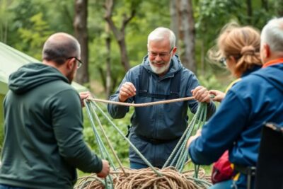 los 5 nudos mas utiles para refugio carga y cuerda tiendas supervivencia apocalipsis equipamiento