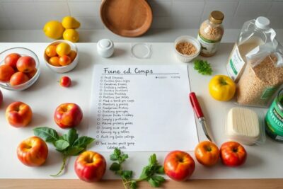 lista de compra para un kit de comida de 3 dias tiendas supervivencia apocalipsis equipamiento